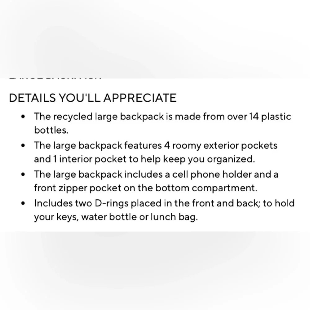 LoveShackFancy x Potterybarn Teen Backpack